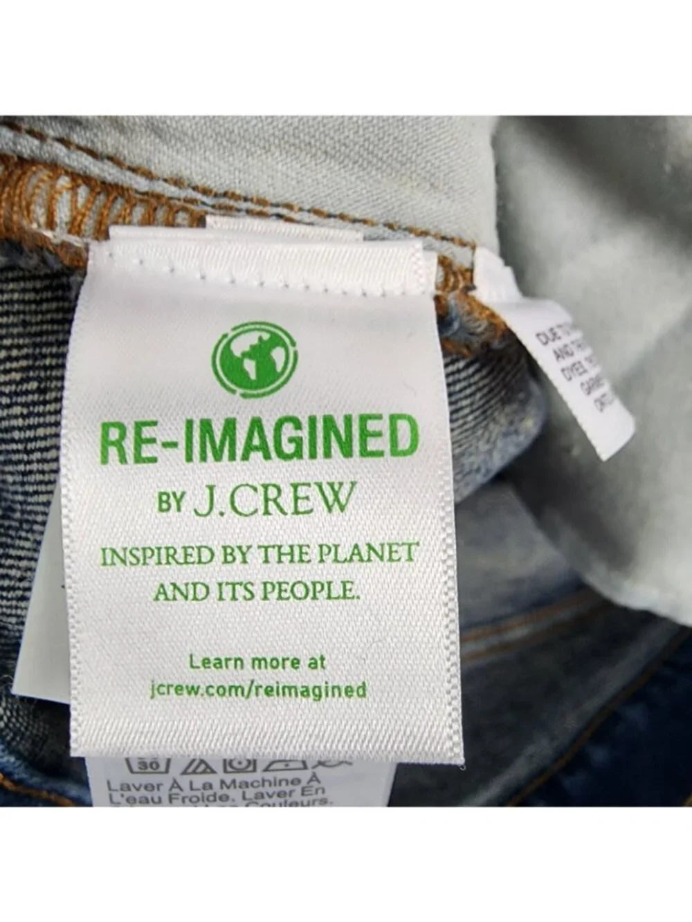 J Crew Jeans Womens 30x28 Blue Slim Boyfriend Denim Pants All Day Stretch NWT